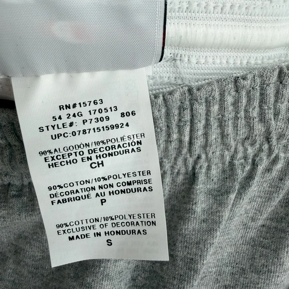 New Champion Men's Small Jersey Open-Bottom Pants Gray Athleisure Gym Pockets